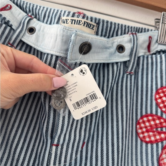 FREE PEOPLE NWT Hot Tropics Pants 8 - Picture 5 of 7